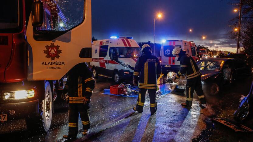 Avarija ant Lideikio gatvės viaduko