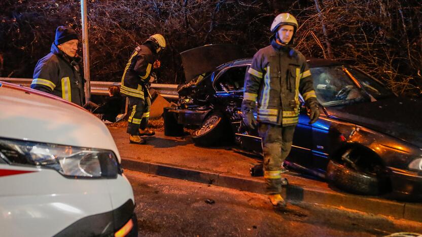 Avarija ant Lideikio gatvės viaduko