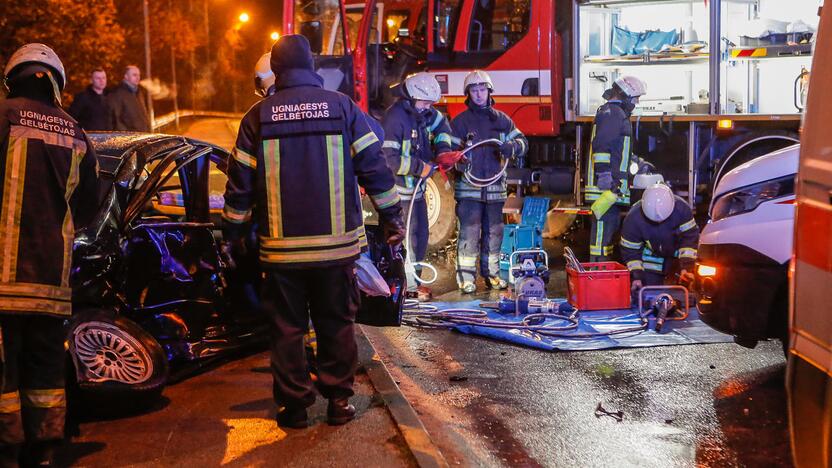 Avarija ant Lideikio gatvės viaduko