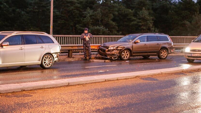 Avarija ant Lideikio gatvės viaduko