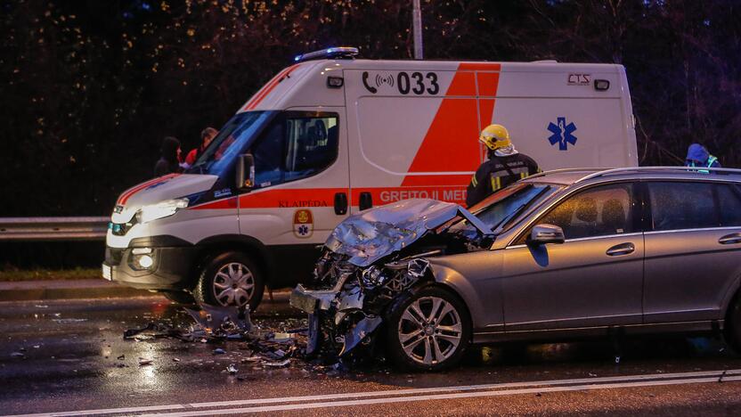 Avarija ant Lideikio gatvės viaduko