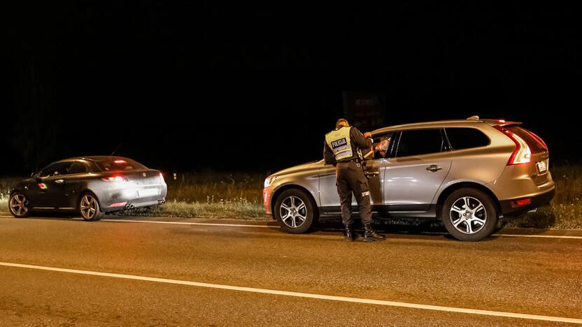 Naktinis policijos reidas Klaipėdoje