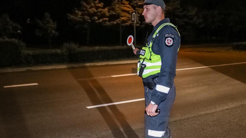 Naktinis policijos reidas Klaipėdoje