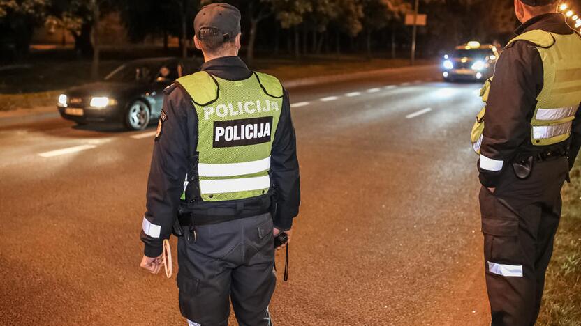 Naktinis policijos reidas Klaipėdoje