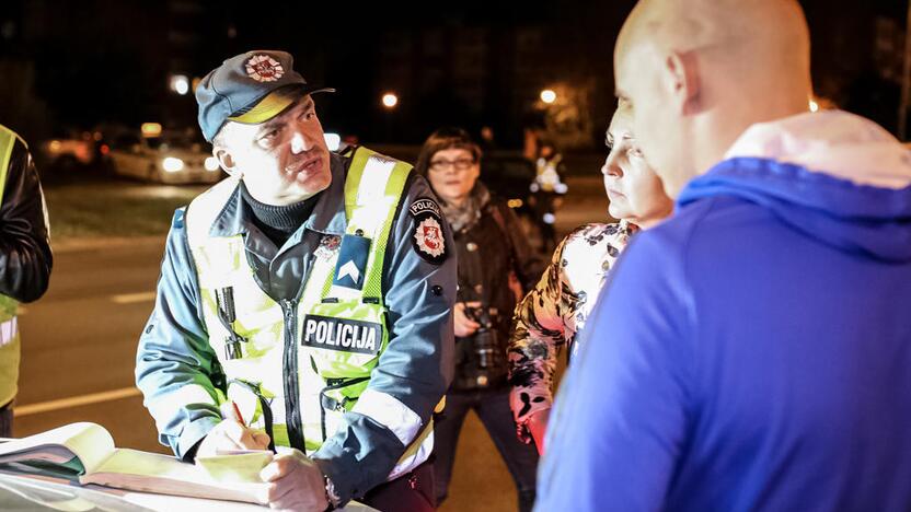 Naktinis policijos reidas Klaipėdoje