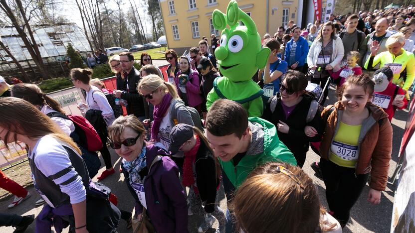 Verkių regioniniame parke – masinis ėjimas