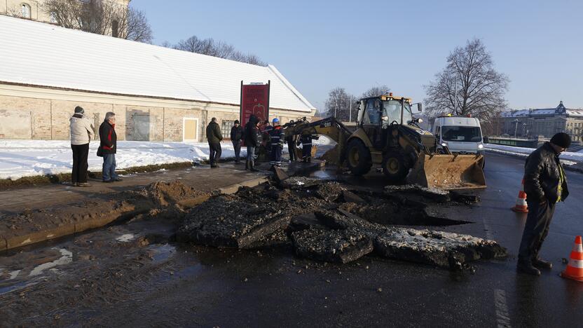 Vandentiekio avarija Vilniuje