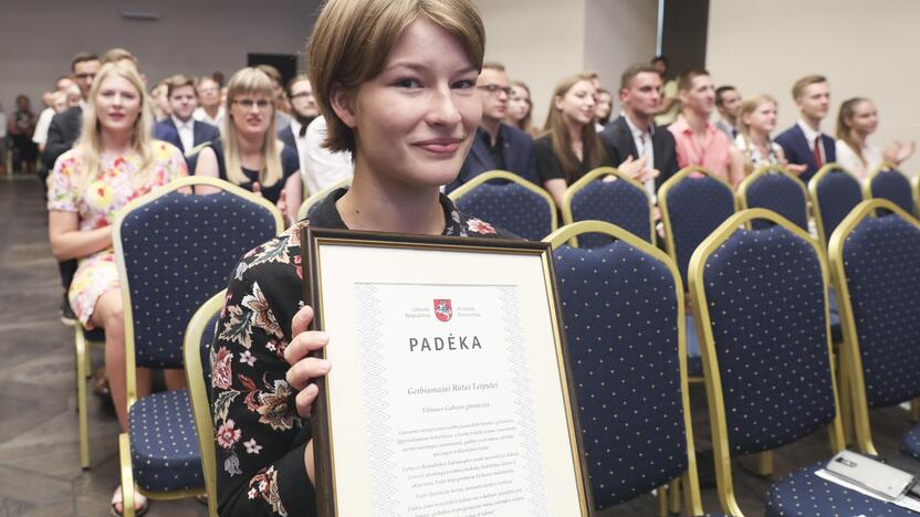 Šiais metais geriausiai abitūros egzaminus išlaikė Rūta Leiputė iš Vilniaus Gabijos gimnazijos