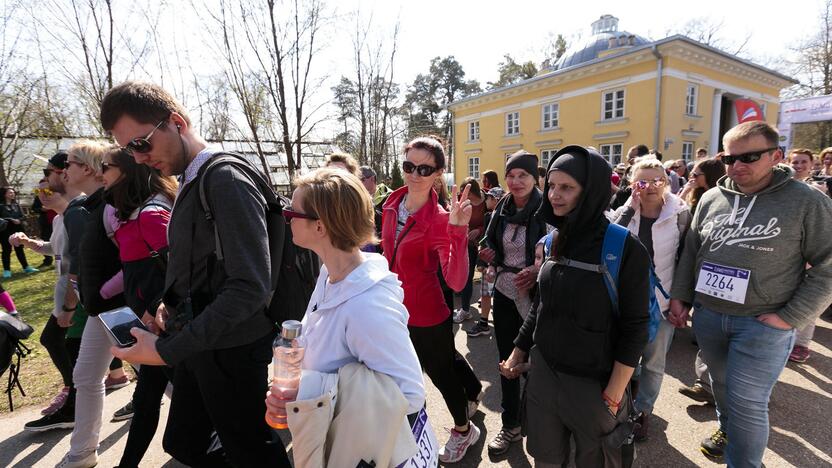 Verkių regioniniame parke – masinis ėjimas