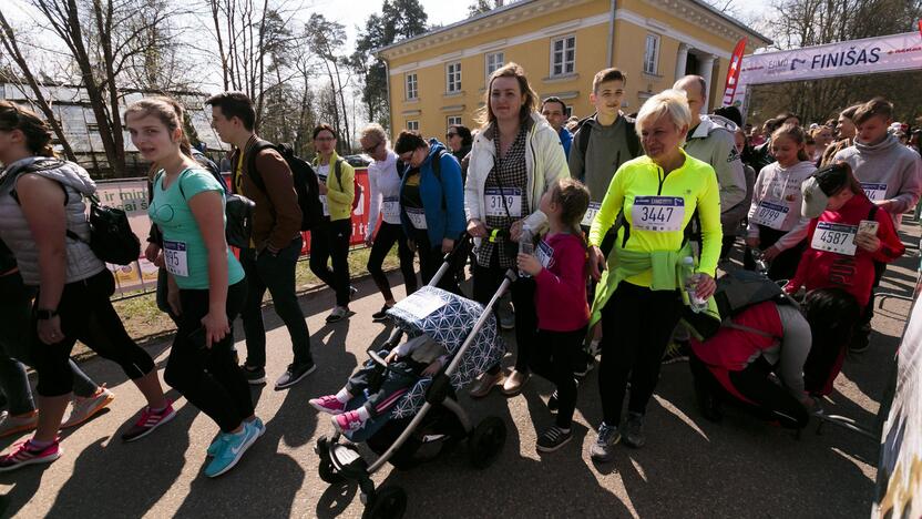 Verkių regioniniame parke – masinis ėjimas