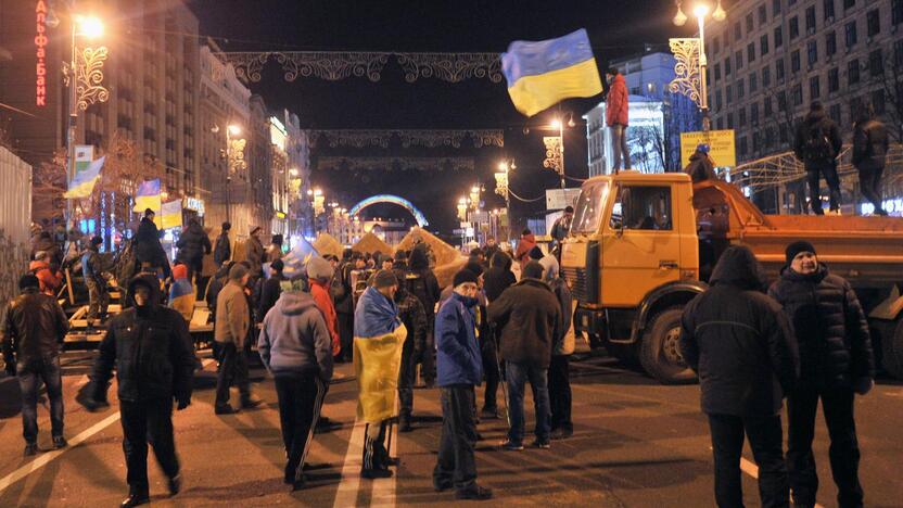 Kijeve per protestus sužeista dešimtys žurnalistų