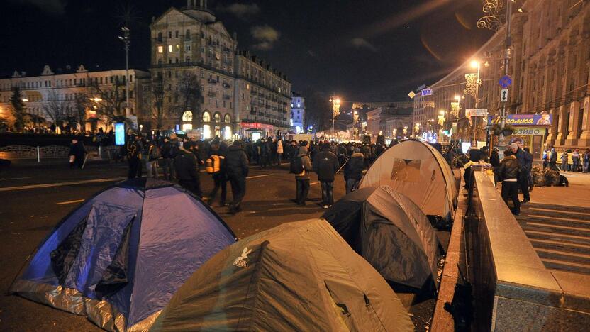 Kijeve per protestus sužeista dešimtys žurnalistų