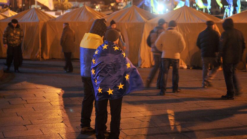 Kijeve per protestus sužeista dešimtys žurnalistų