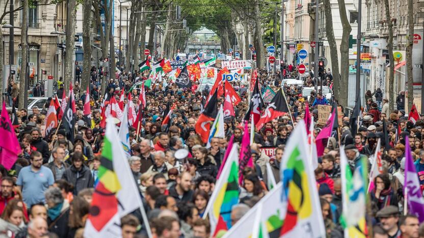 Tarptautinės darbo dienos protestai pasaulyje