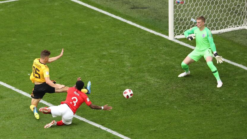 Pasaulio futbolo čempionatas: Belgija - Anglija 2:0