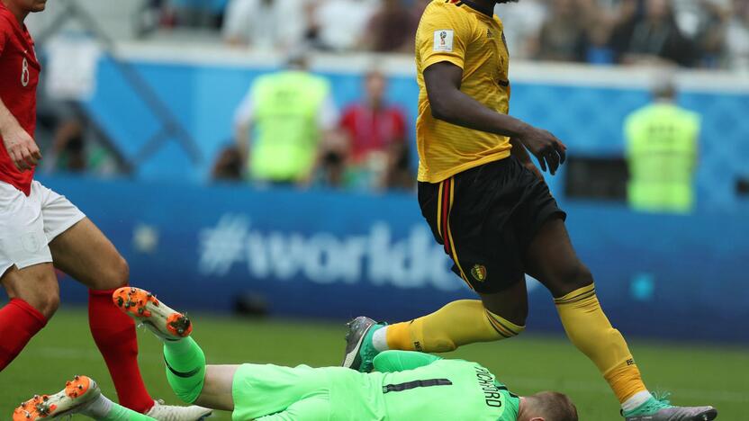 Pasaulio futbolo čempionatas: Belgija - Anglija 2:0