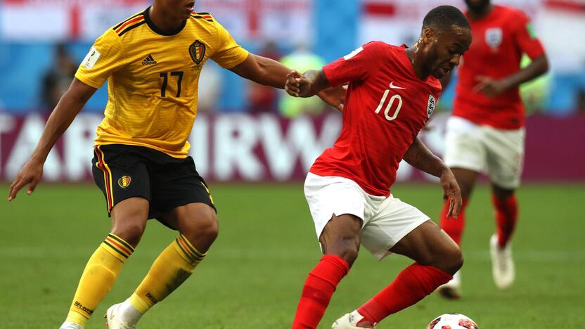 Pasaulio futbolo čempionatas: Belgija - Anglija 2:0