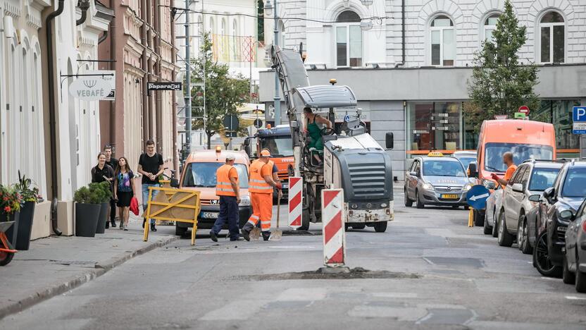 Vilniuje atnaujinama Totorių gatvė