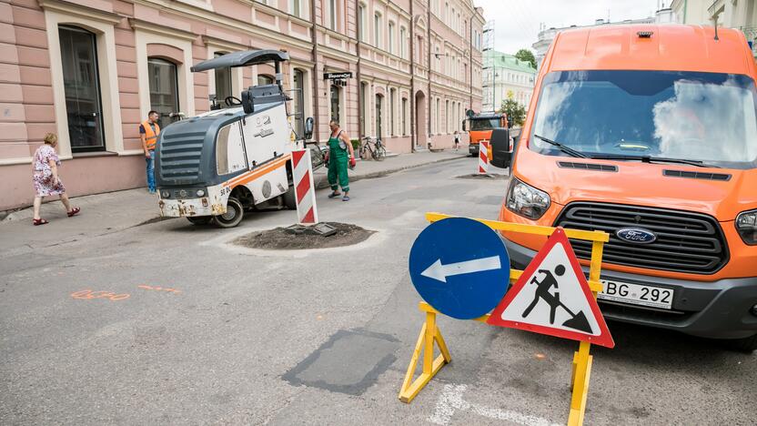 Vilniuje atnaujinama Totorių gatvė