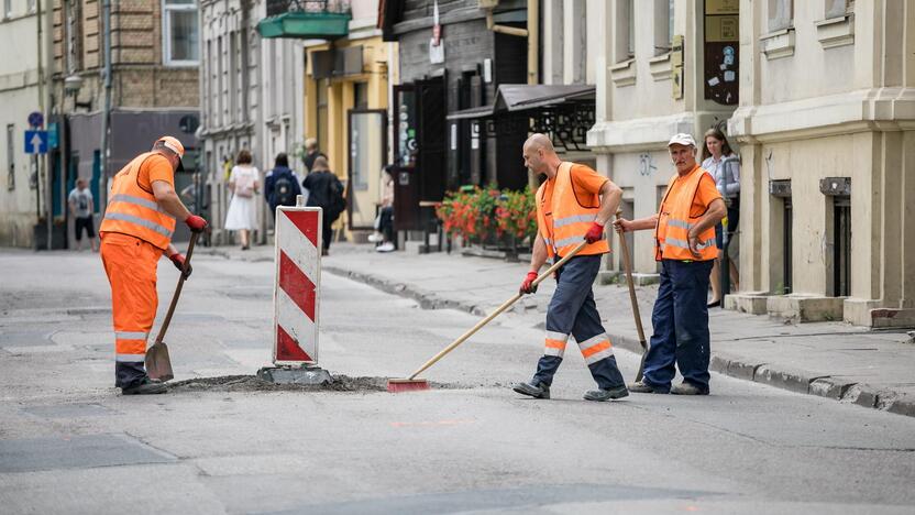 Vilniuje atnaujinama Totorių gatvė