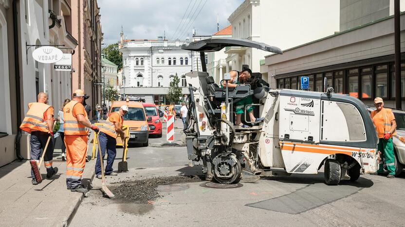 Vilniuje atnaujinama Totorių gatvė