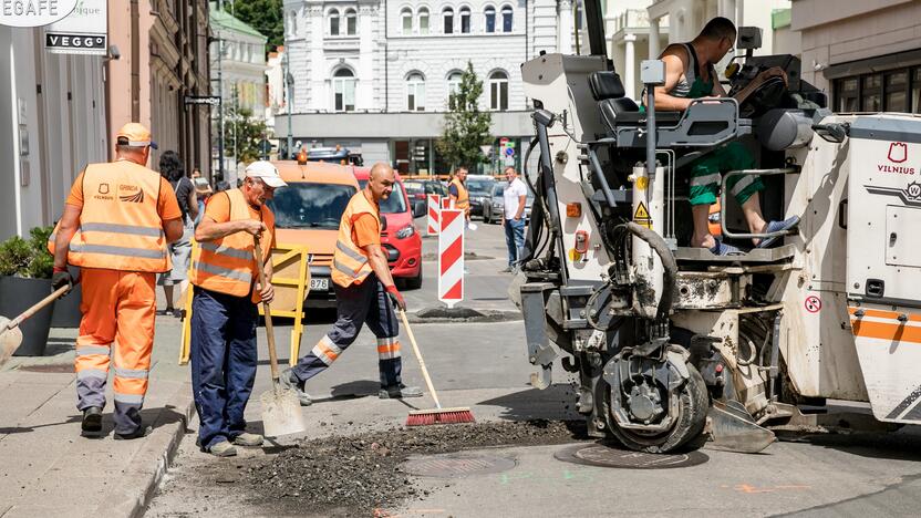 Vilniuje atnaujinama Totorių gatvė