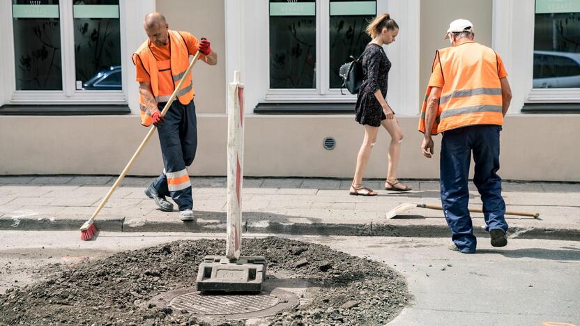 Vilniuje atnaujinama Totorių gatvė