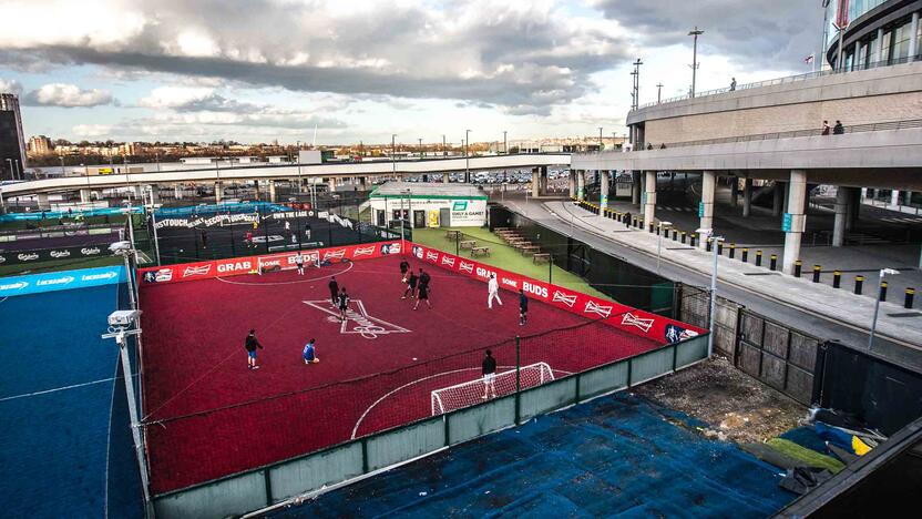 Lietuvos futbolo rinktinės treniruotė "Wembley" stadione