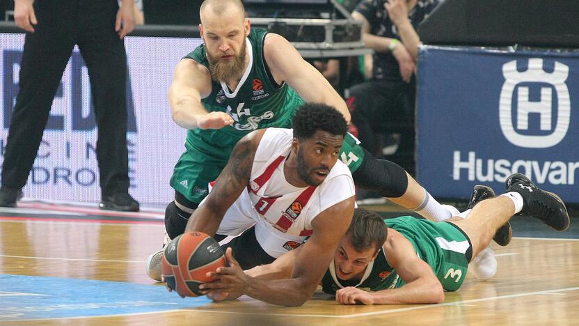 Eurolyga: „Žalgiris“ – „Olympiakos“ 80:60