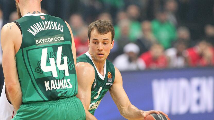 Eurolyga: „Žalgiris“ – „Olympiakos“ 80:60