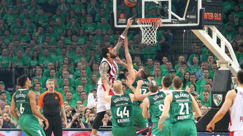 Eurolyga: „Žalgiris“ – „Olympiakos“ 80:60