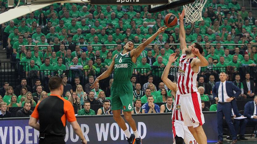 Eurolyga: „Žalgiris“ – „Olympiakos“ 80:60