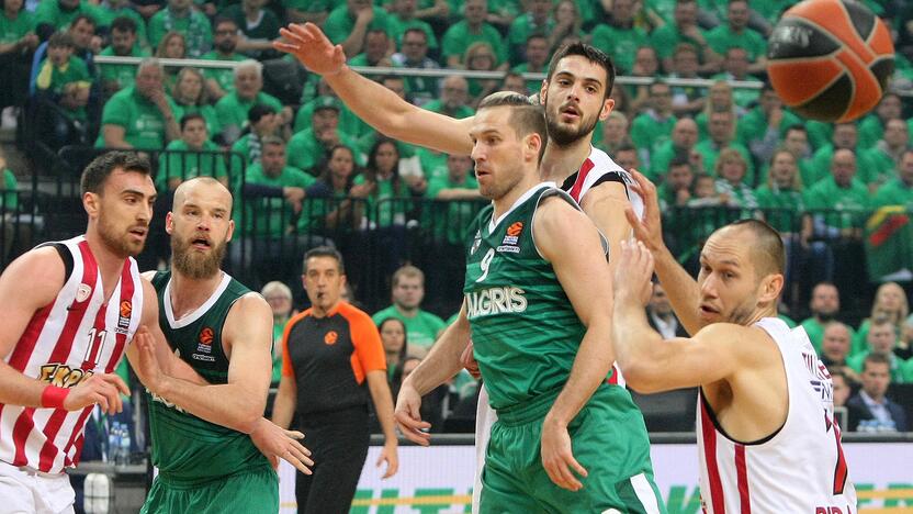 Eurolyga: „Žalgiris“ – „Olympiakos“ 80:60