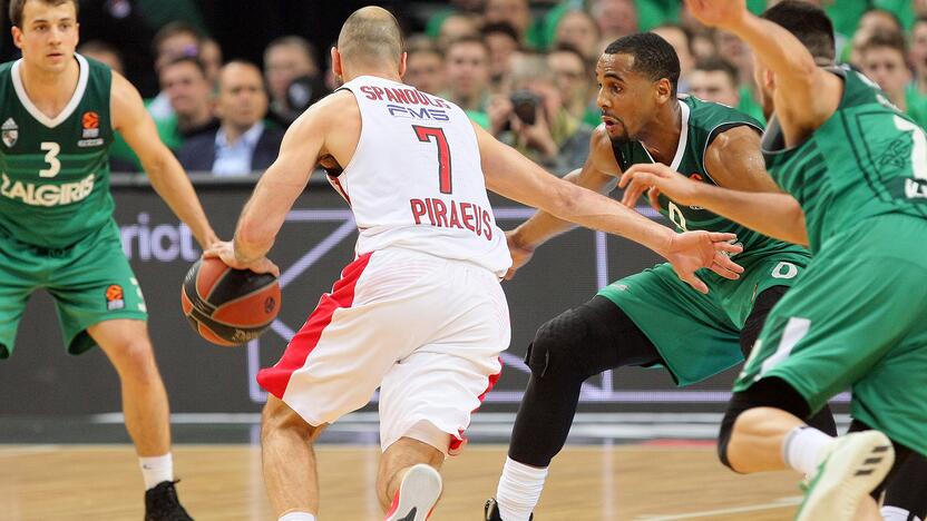 Eurolyga: „Žalgiris“ – „Olympiakos“ 80:60