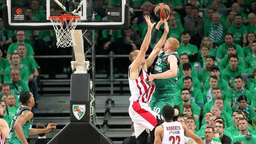 Eurolyga: „Žalgiris“ – „Olympiakos“ 80:60