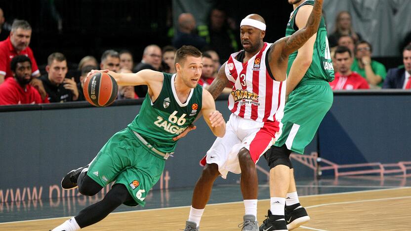 Eurolyga: „Žalgiris“ – „Olympiakos“ 80:60