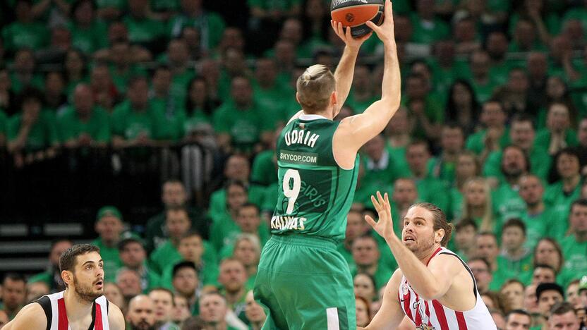 Eurolyga: „Žalgiris“ – „Olympiakos“ 80:60