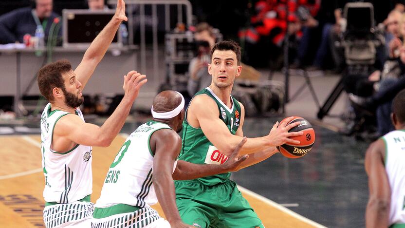 Eurolyga: „Žalgiris“ – „Panathinaikos“ 64:58