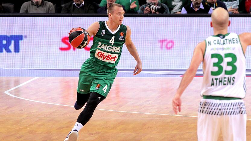 Eurolyga: „Žalgiris“ – „Panathinaikos“ 64:58