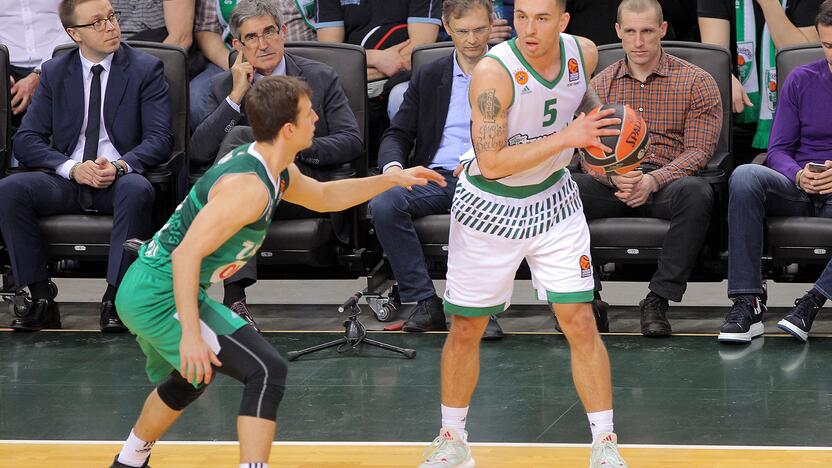 Eurolyga: „Žalgiris“ – „Panathinaikos“ 64:58