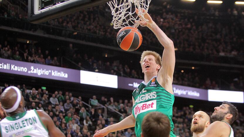 Eurolyga: „Žalgiris“ – „Panathinaikos“ 64:58