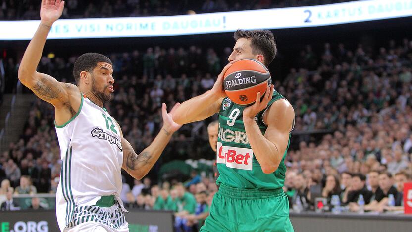 Eurolyga: „Žalgiris“ – „Panathinaikos“ 64:58