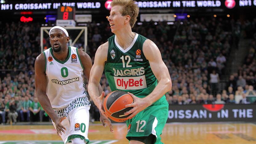 Eurolyga: „Žalgiris“ – „Panathinaikos“ 64:58