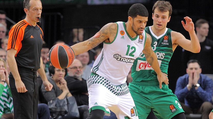 Eurolyga: „Žalgiris“ – „Panathinaikos“ 64:58