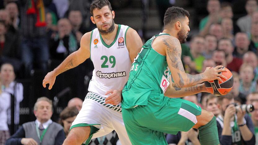 Eurolyga: „Žalgiris“ – „Panathinaikos“ 64:58