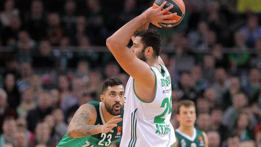 Eurolyga: „Žalgiris“ – „Panathinaikos“ 64:58