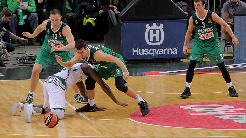 Eurolyga: „Žalgiris“ – „Panathinaikos“ 64:58