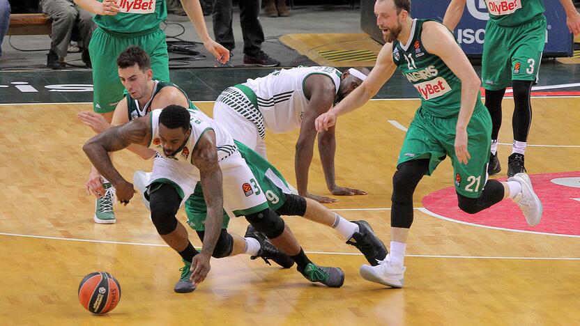 Eurolyga: „Žalgiris“ – „Panathinaikos“ 64:58