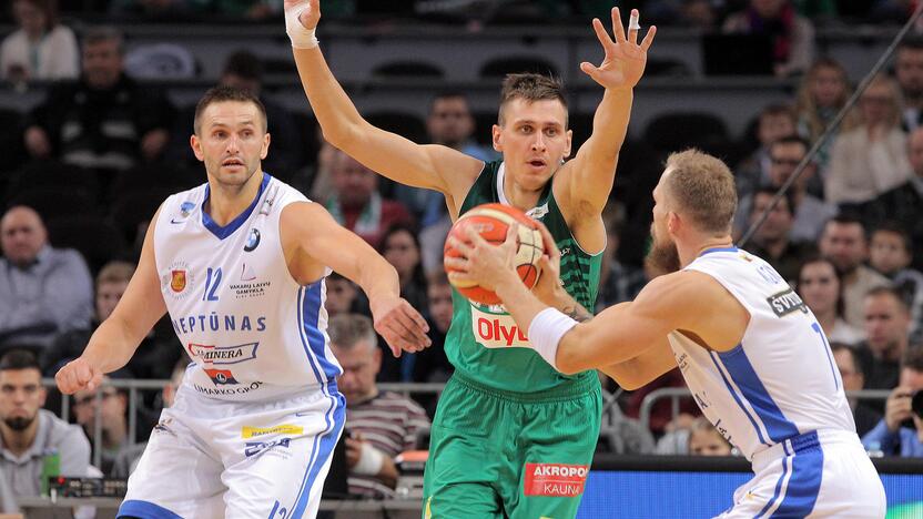 LKL: „Žalgiris“ – „Neptūnas“ 77:67