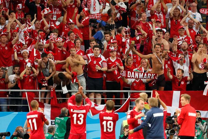 Danijos futbolininkai įveikė Peru komandą